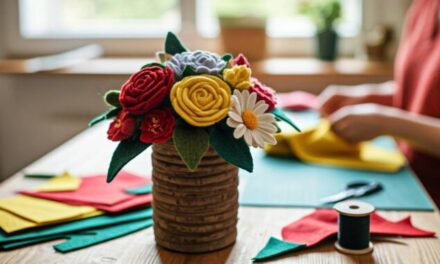 Twórz Magiczne Kwiaty Z Filcu: Stwórz Wyjątkowe Dekoracje